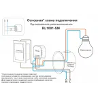 Реле-выключатель одноканальное Wi-Fi 1x2300 Вт/250 Вт для LED DENKIRS RL1001-SM/1