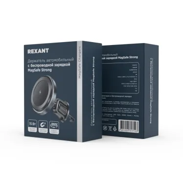 Держатель автомобильный с беспроводной зарядкой MagSafe Strong 15Вт
