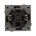 Механизм выключателя одноклавишный перекрёстный SWT-TENDO-MKX1-SFPL-GR 230V, 10A, Серый, 1 пост