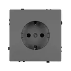 Механизм электрической розетки SCT-NOBE-MEU1-SFPL-GR 230V, 16A, Серый, 1 пост