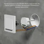 Реле-выключатель одноканальное Wi-Fi 1x2300 Вт/250 Вт для LED DENKIRS RL1001-SM/1