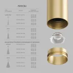 Линза для светильников SHINE Optics DK5740/42/44 d25 мм угол рассеивания света 36 град поликарбонат