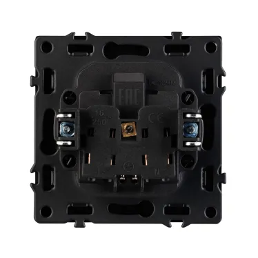 Механизм электрической розетки SCT-NOBE-MEU1-SFPL-GR 230V, 16A, Серый, 1 пост