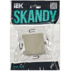 SKANDY Заглушка с суппортом SK-C01B бежевый IEK