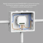 Реле-ди ммер двухканальное Wi-Fi 2x100 Вт DENKIRS RL1004-DM/1
