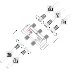 Делитель ТВ Simple DS-F-03 4 ответвления под F разъём 5-1000 МГц