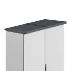 Заглушка для козырька R5TTL корпусов CQE, Г-800 мм, RAL7011