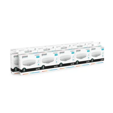 Лампа светодиодная LED 14 Вт 1300 лм 4100К таблетка нейтральный GX70 AC 220В Elementary Gauss