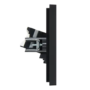 FORTE@PIANO Розетка компьютерная двойная RJ45 кат.5E FP133 черный IEK