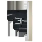 FORTE@PIANO Розетка 1-местная с заземлением с защитными шторками винтовое крепление 16А USB A+C 18Вт FP447 ваниль IEK