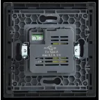 FORTE@PIANO Розетка USB A+A 3,1А FP349 серый IEK