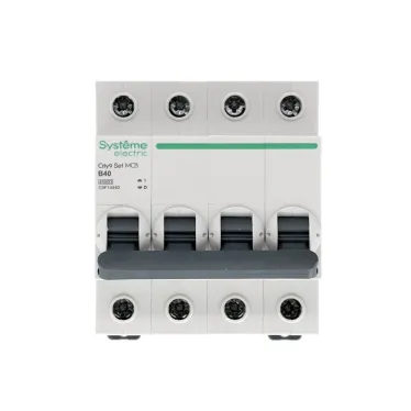 Выключатель автоматический четырехполюсный 40А B 4.5kA 400В City9 Set