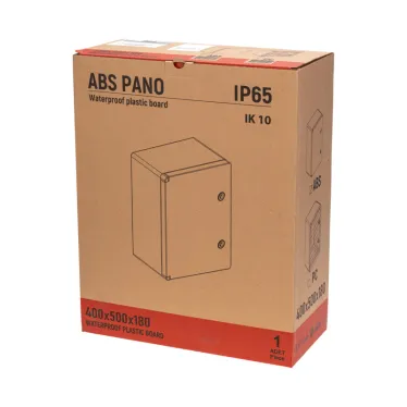 Корпус пластиковый ЩМПп с монтажной панелью 500х350х190 мм ABS УХЛ1 IP65