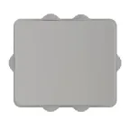 Коробка распределительная с кабельными вводами IP55 120х80х50мм