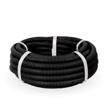 Труба гофрированная ПНД легкая безгалогенная (HF) стойкая к ультрафиолету с зондом д20