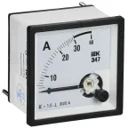 Амперметр Э47 30/5А класс точности 1,5 72х72мм