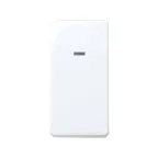 Выключатель проходной с 3-х мест с подсветкой узкий, 10А 250В, S27, белый