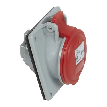 Розетка встраиваемая  - 16А - 3К+З - 380 В - IP 44 | 090163 | Legrand