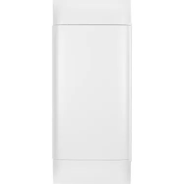 Practibox S Пластиковый щиток Встраиваемый (ЩРв-П) 4X12 Белая дверь