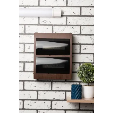 Щит распределительный навесной ЩРН-П-24 темное дерево IP41 PROxima