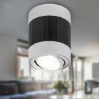 Светильник настенно-потолочный спот OL34 WH/BK MR16 GU10, черный, белый