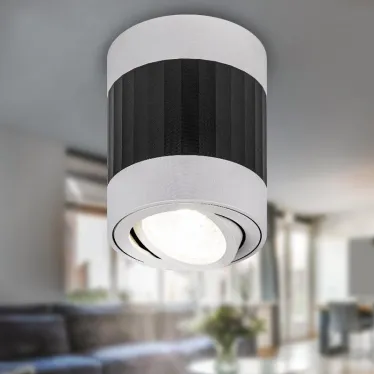 Светильник настенно-потолочный спот OL34 WH/BK MR16 GU10, черный, белый