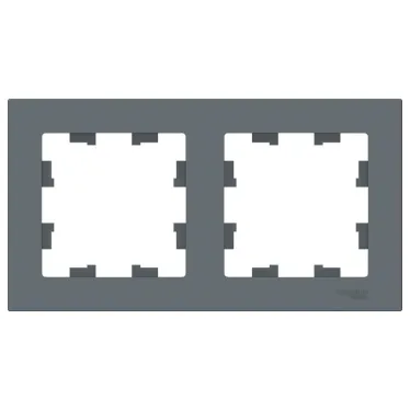 Рамка двухпостовая ATLASDESIGN универсальная грифель