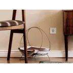 ETIKA Розетка с заземлением со шторками слоновая кость