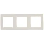 15 Рамка на 3 поста слоновая кость