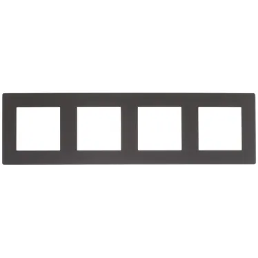 Рамка 4 поста, графит