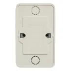 Рим Розетка двойная 16А с заземлением белая