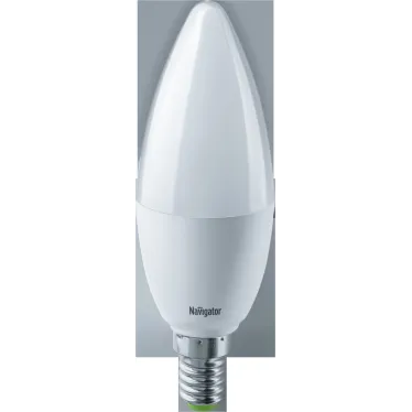 Лампа светодиодная LED 8.5вт Е14 белый матовая свеча