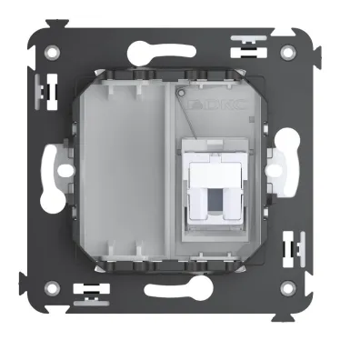 Avanti Розетка телефонная в стену одинарная, ''Белое облако''