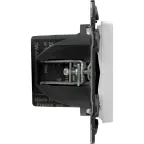 Valena LIFE Светорегулятор кнопочный универсальный 400Вт без нейтрали С лицевой панелью Белый