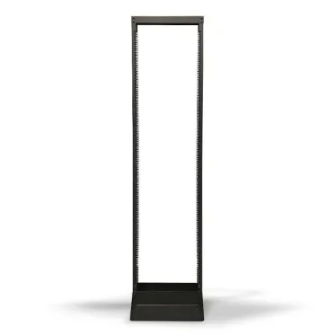 Стойка открытая 19 37U однорамная цвет черный