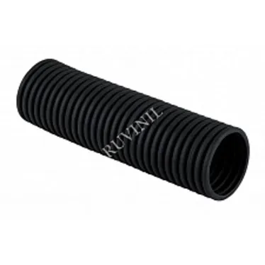 Труба гофрированная 63мм ПНД, тяжелая, с зондом