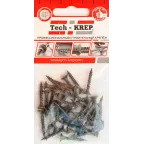 Саморез гипсокартон/металл 3,5х25 черный (40шт) - пакет