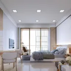 Светильник светодиодный квадратный LED 12W 220V 6500K LED 2-12-6K