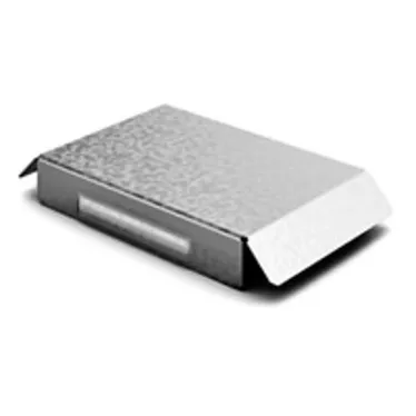 Крышка к угловому соединителю внешнему к лотку 50х50, толщина 1,0 мм, Сендзимир цинк