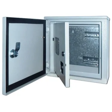 Корпус учетный навесной ЩРУН-1/7 300х310х150 IP54 1-фазн. 7мод. метал