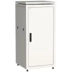 Шкаф сетевой 19дюйм LINEA N 18U 600х600 мм металлическая передняя дверь серый