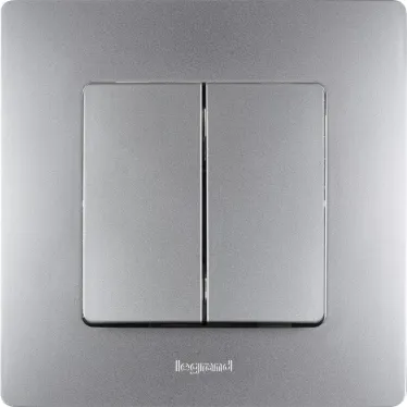 ETIKA Рамка 1 пост алюминий