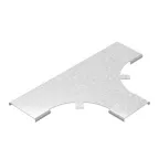 Крышка к Т-отводу плавному универсальному к лотку 100, толщина 1,5 мм, Сендзимир цинк