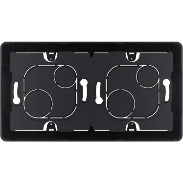 Коробка накладного монтажа 2 поста INSPIRIA антрацит