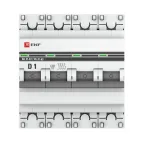 Выключатель автоматический четырехполюсный 1А D ВА47-63 4.5кА PROxima