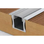 Профиль с экраном ALU-SLIM-H15-F-2000 ANOD+FROST (Arlight, Алюминий)