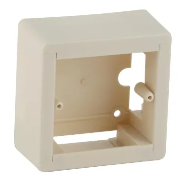 Коробка установочная универсальная под кабель-канал КУK 88х88х44мм белая IP20 (50/1750)