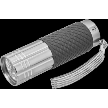 Фонарь светодиодный NPT-B03-3AAA 9LED велосипедный металл+резина