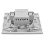 Выключатель Минск двухклавишный СП с индикатором 10А белый