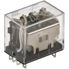 Реле промежуточное 12В переменного тока 4пк 10А РЭК77/4 без розетки